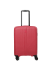 travelite Air Stripe - 4-Rollen-Kabinentrolley 55 cm (black) in rot