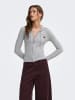 ONLY Kapuzenpullover in Light Grey Melange