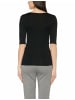 MARC CAIN Rundhals T-Shirt für Damen in schwarz
