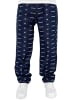 DADA Loose Fit Jeans mit All Over Musterprint in Blau