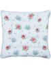 Greengate Sitzkissen ALIVIA PALE BLUE Blau mit Blumen