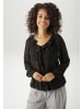 Aniston CASUAL Schlupfbluse in schwarz
