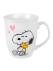 Snoopy The Peanuts Tasse Snoopy - best friend Kaffeetasse Kaffeebecher 280 ml in weiß