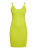 Swirly Damen Kleid in LIMETTE