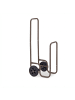 relaxdays Kaminholzwagen in Braun - (B)41 x (H)109,5 x (T)45 cm
