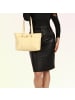 Toscanto Toscanto Schultertasche Leder hellgelb ca. 37cm