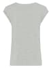 Tamaris T-Shirt in mittelgrau melange
