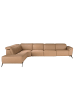 Angel Cerdá Relax Chaiselongue Sofa 6281 in Braun / Schwarz – (B)376 x (H)240 x (T)104 cm