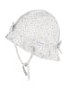 Sterntaler Hut Blümchen in weiß