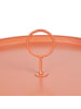 Butlers Beistelltisch PORTER mit Griff in Orange / Rot