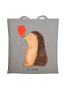 Mr. & Mrs. Panda Tasche Igel Luftballon ohne Spruch in Light Grey