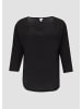 QS T-Shirt in 9999_schwarz