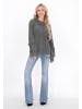 IZIA Cardigan in grey melange