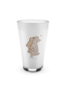 Mr. & Mrs. Panda Trinkglas Papa Bär ohne Spruch in Transparent