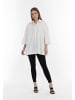 RISA Damen Oversized Hemd in Wollweiss