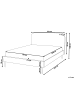 Beliani Doppelbett FLAYAT in Beige/Schwarz - (W) 153 x (H) 109 x (L) 215 cm