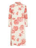 CULTURE Kleid CUalexa A-shape in Offwhite/Red Flower