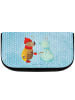 Mr. & Mrs. Panda Make-up-Tasche Nachtfalter Schneemann ohne Spruch in Eisblau