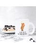 Mr. & Mrs. Panda Motivtasse Verliebter Bär mit Spruch in Transparent
