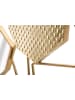 Mauro Ferretti Geometrischer Wandspiegel aus goldfarbenem Metall, 91 x 4 x 52 cm