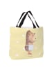 Mr. & Mrs. Panda Shopper Igel Wein ohne Spruch in Gelb Pastell