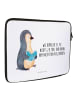 Mr. & Mrs. Panda Notebook Tasche Pinguin Buch mit Spruch in Weiß