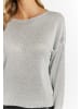 faina Damen Pullover in Silber Grau