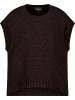 monari Strickpullunder mit Lurex in Black Coffee