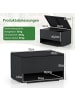COSTWAY Gartenbox mit Schuhregal in Schwarz