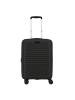 D&N Travel Line 4500 4 Rollen Kabinentrolley S 55 cm mit Dehnfalte black