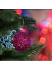 relaxdays 50-tlg. Weihnachtskugeln Set in Pink