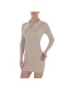 Ital-Design Kleid in Beige