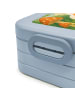 Mr. & Mrs. Panda Bentobox Spiegelei Ei Design ohne Spruch in Blau Pastell