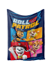 Paw Patrol Kuscheldecke Roll With The Patrol in blau