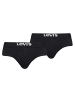 Levi´s Slip 2er Pack in Schwarz