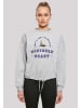 F4NT4STIC Oversize Sweatshirt Robbe Knut & Jan Hamburg in grau meliert