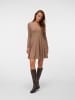 Vero Moda Strickkleid in Warm Taupe