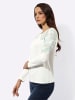 creation L Druck-Shirt in ecru-salbei-bedruckt