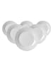 Ritzenhoff & Breker 6er Set Dessertteller Bianco ø 19 cm weiß in weiß