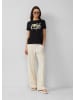 QS T-Shirt in 99D1_schwarz