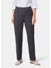 GOLDNER Rippenhose mit Biesen in anthrazit
