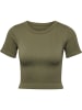 Hummel T-Shirt Hmlpulse Damen in DUSTY OLIVE