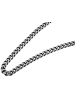 Adeliás Unisex Halskette aus Edelstahl 43 cm in silber