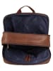 Sansibar Rucksack echt Leder in cognac