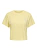 ONLY T-Shirt 1er Pack in Gelb