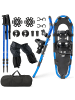 COSTWAY Schneeschuhe Set 25 '' in Blau