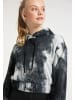 myMO ATHLSR Damen Hoodie in Schwarz Blau Weiss