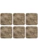 OnlyWow Glasuntersetzer 6er-Set Marmor