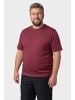 Men Plus Kurzarm T-Shirt in kupfer braun