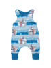 Land-Juwelen Strampler Handmade Schneemann in blau